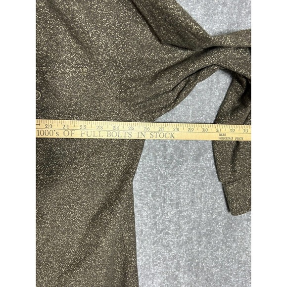Freedom Foundry Long Sleeve Button Up Shirt Mens Size XXL Brown POCKETS - Picture 9 of 10